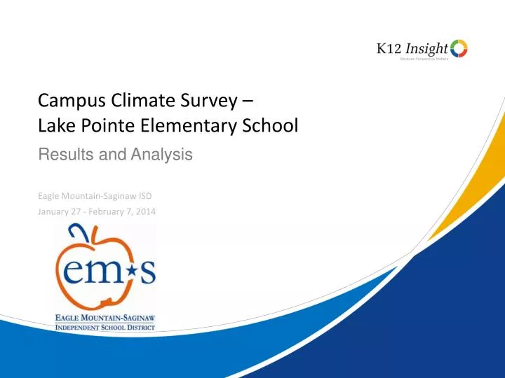 campus climate survey lake pointe elementary school