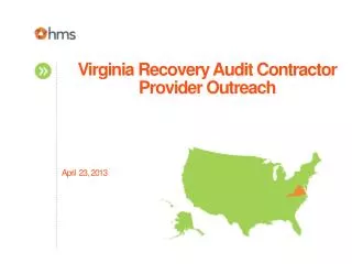 Virginia Recovery Audit Contractor Provider Outreach