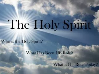 The Holy Spirit