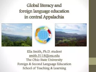 Global literacy and foreign language education in central Appalachia