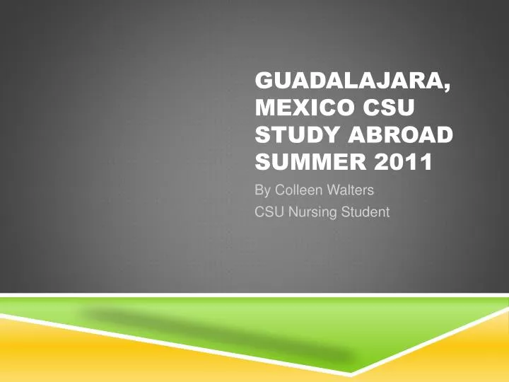 guadalajara mexico csu study abroad summer 2011