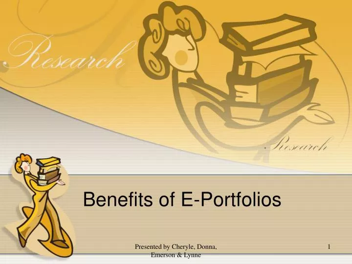 benefits of e portfolios