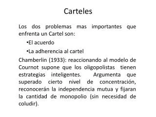 carteles