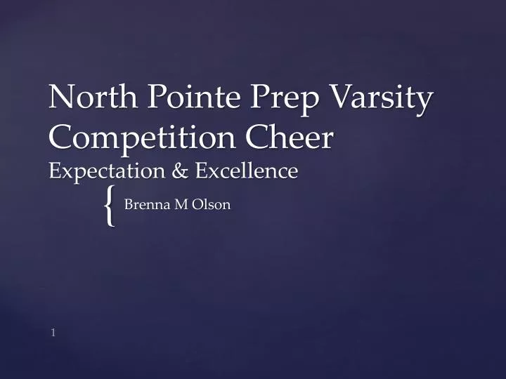 north pointe prep varsity competition cheer expectation excellence