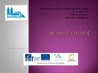 d jiny filozofie
