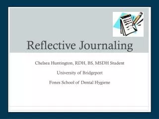 Reflective Journaling
