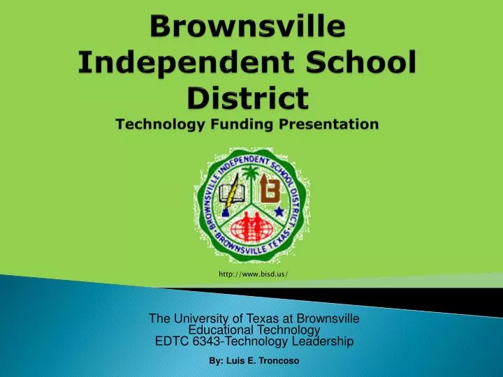 brownsville independent school district technology funding presentation