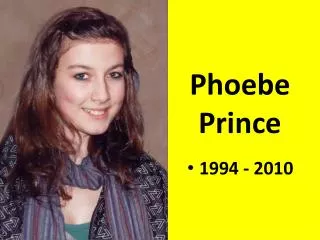 Phoebe Prince