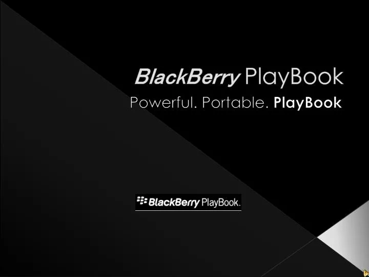 blackberry playbook