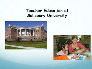 Teacher Education at Salisbury University