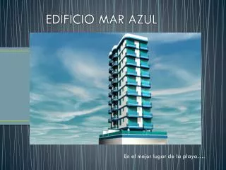 edificio mar azul
