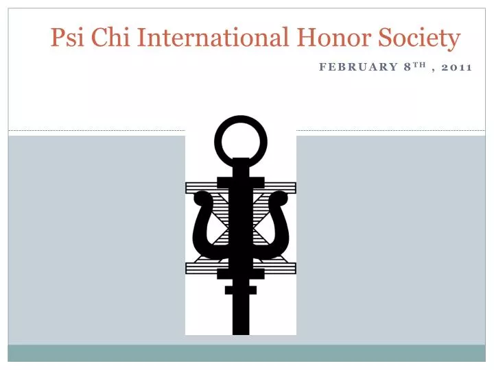 psi chi international honor society