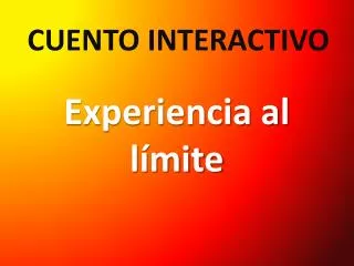 cuento interactivo