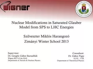 Nuclear Modifications in Saturated Glauber Model from SPS to LHC Energies