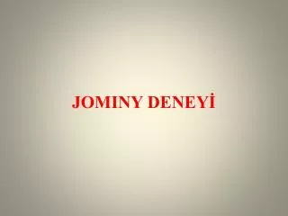 jominy deney