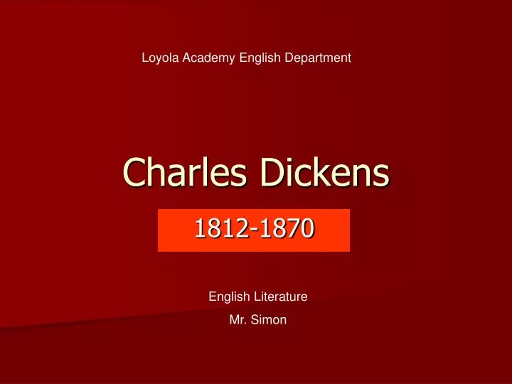 charles dickens