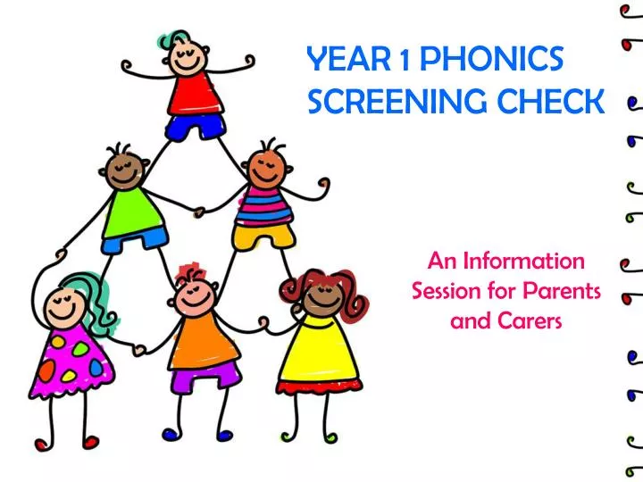 year 1 phonics screening check