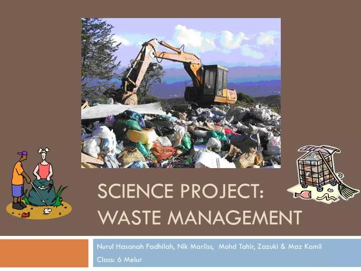 science project waste management