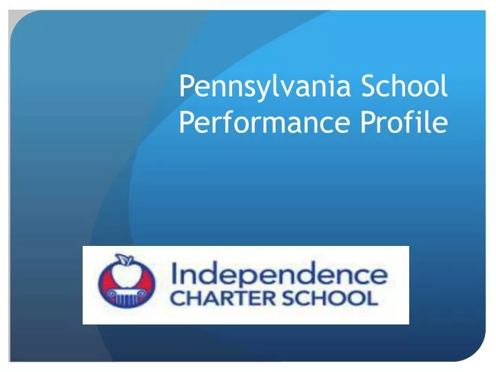 pennsylvania school performance profile