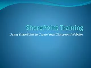 SharePoint Training