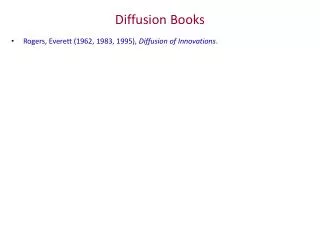 Diffusion Books