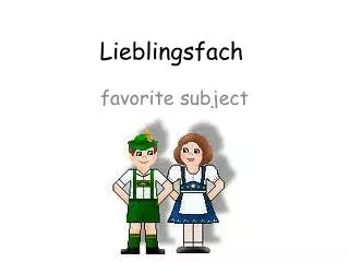 lieblingsfach