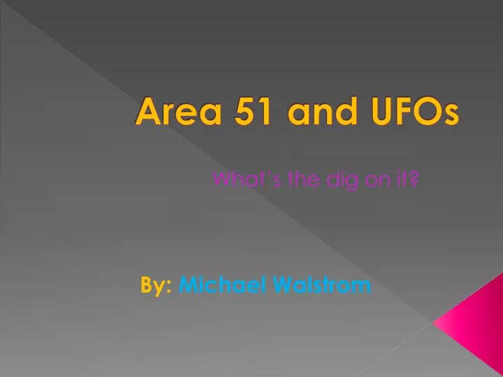 area 51 and ufos