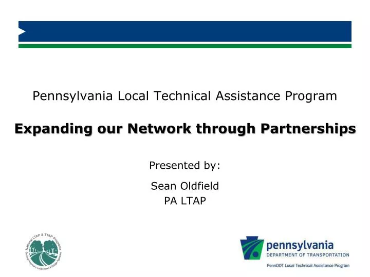 pennsylvania local technical assistance program expanding our network through partnerships