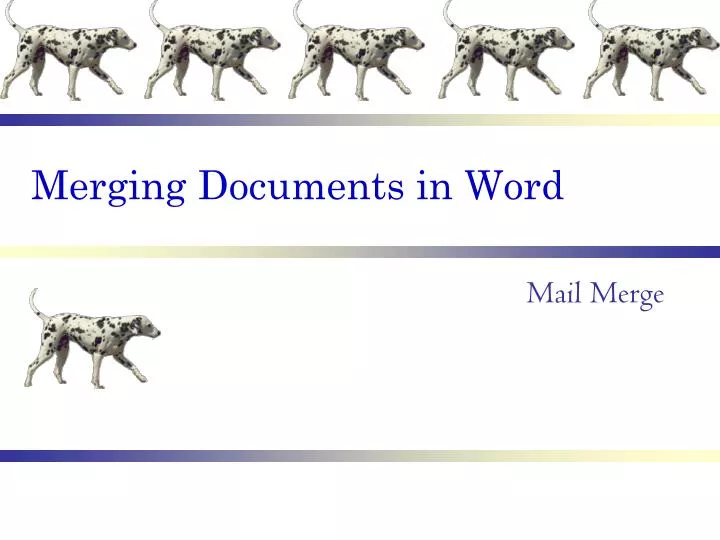 merging documents in word