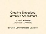 Creating Embedded Formative Assessment - slide 1