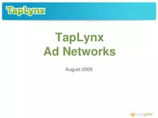 TapLynx Ad Networks