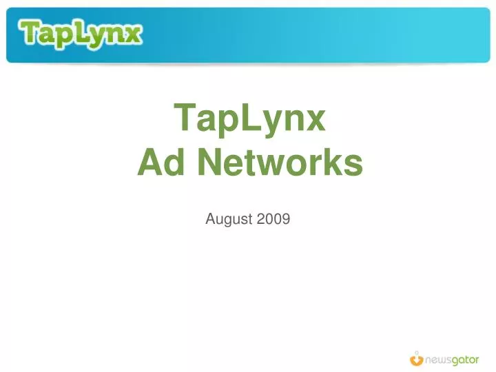 taplynx ad networks