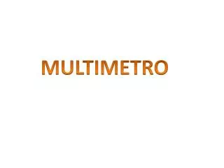 MULTIMETRO