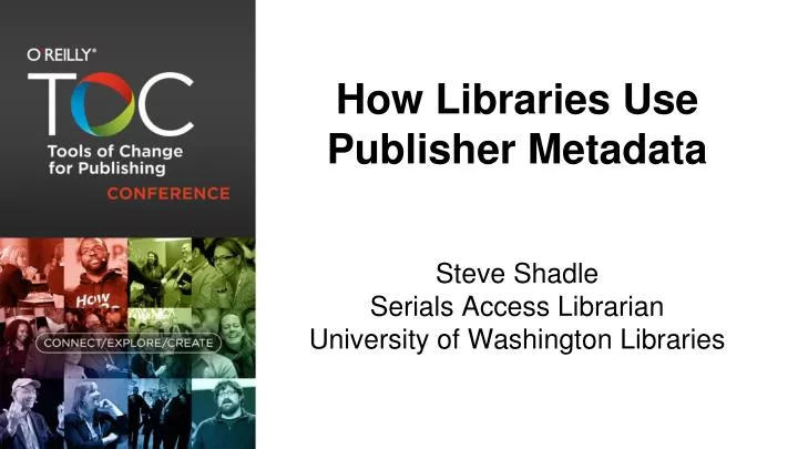 how libraries use publisher metadata