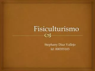 fisiculturismo