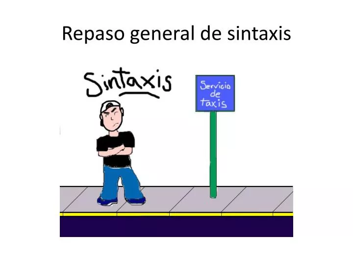 repaso general de sintaxis