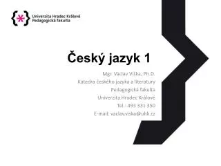 esk jazyk 1
