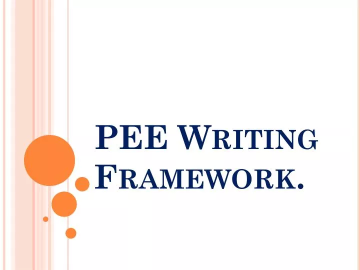 pee writing framework