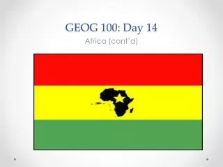 GEOG 100: Day 14