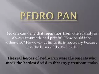 Pedro pan