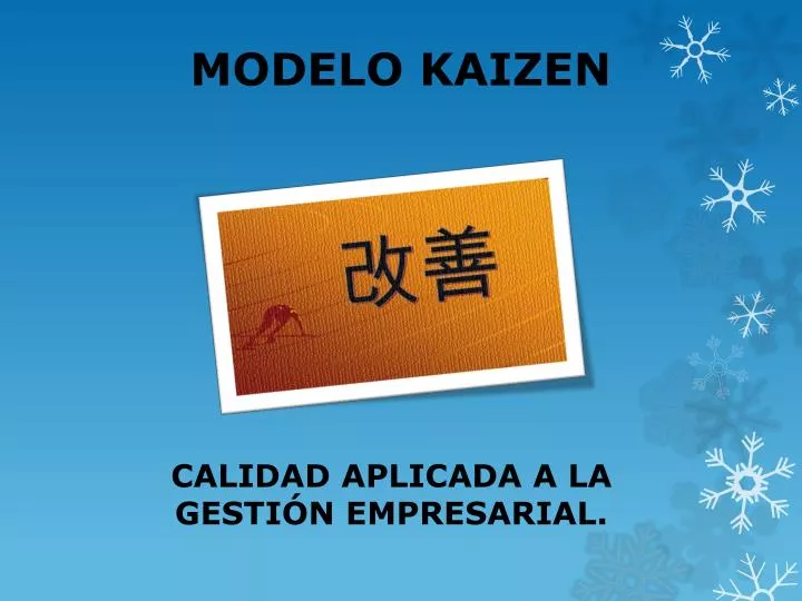 modelo kaizen