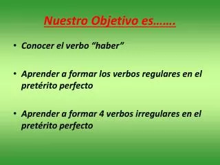 nuestro objetivo es
