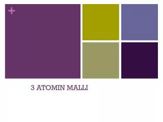 3 ATOMIN MALLI