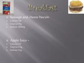 breakfast