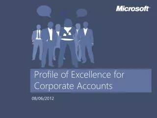 Profile of Excellence for Corporate Accounts