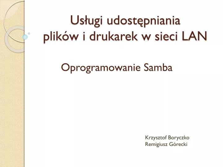 us ugi udost pniania plik w i drukarek w sieci lan