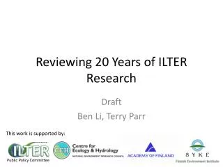 Reviewing 20 Years of ILTER Research