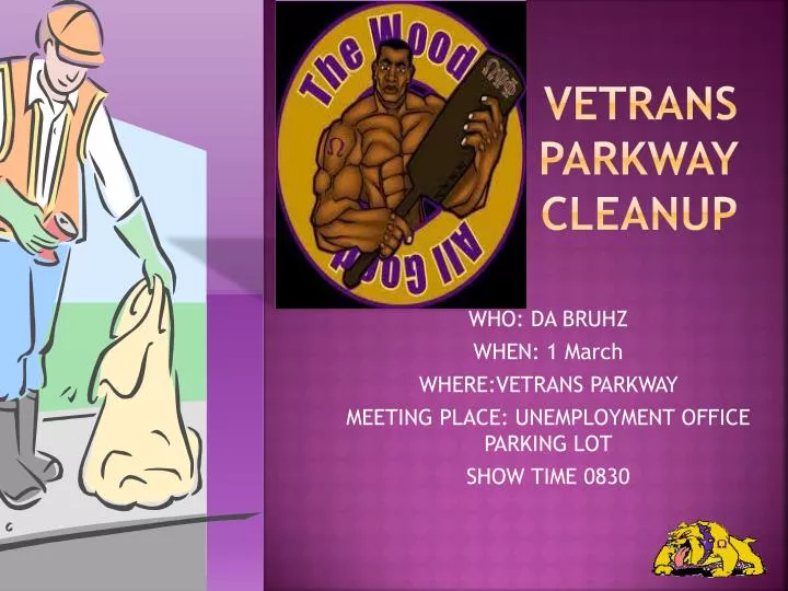 vetrans parkway cleanup