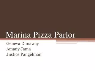 Marina Pizza Parlor