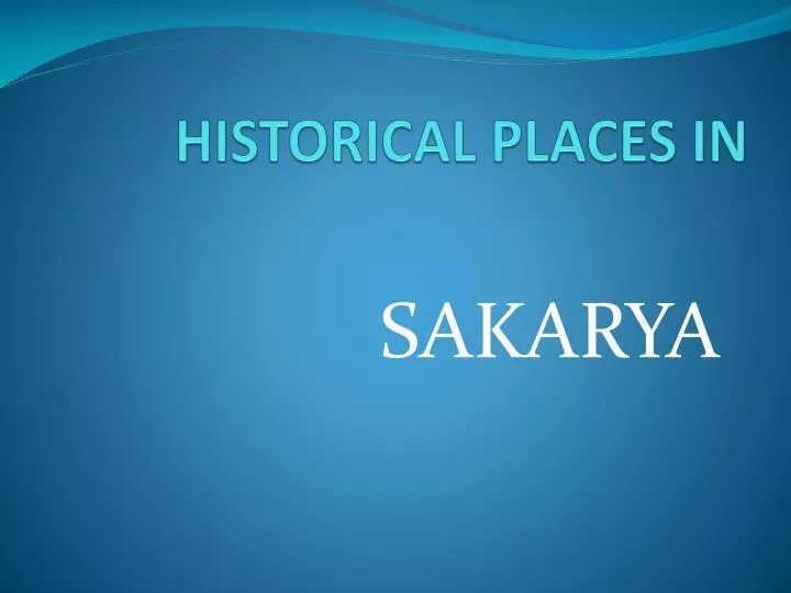 historical places in